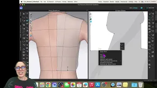 Draft the Basic Sloper by 3D pen tool in CLO 3D