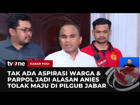 Ini Kata Juru Bicara soal Anies Gagal Maju di Pilgub Jabar