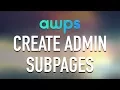 AWPS - Simplified Settings API