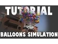 Balloons simulation in Blender Rigid bodies tutorial