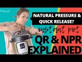 Instant Pot Natural Pressure Release vs Quick Release - What Does It Mean