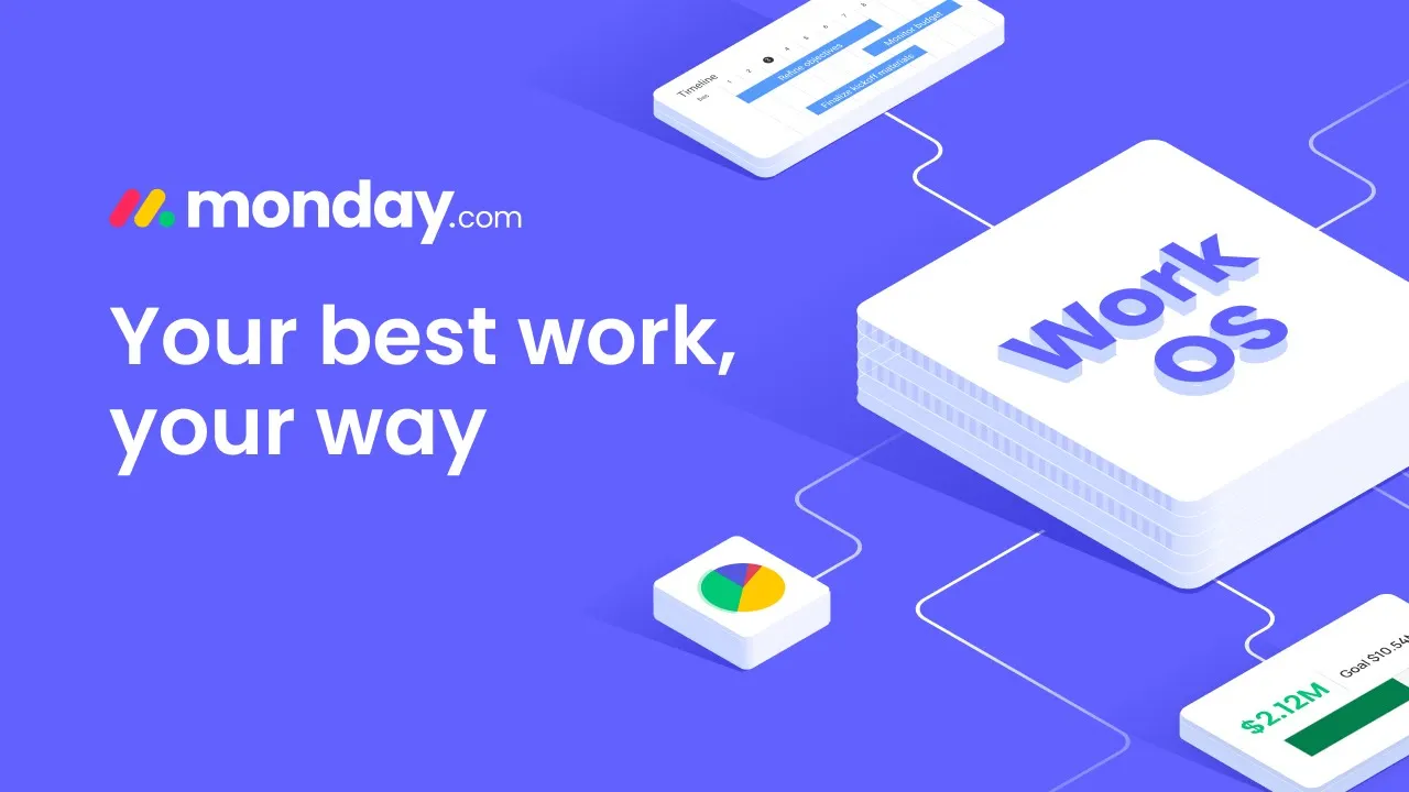 monday.com Crypto explainer video example