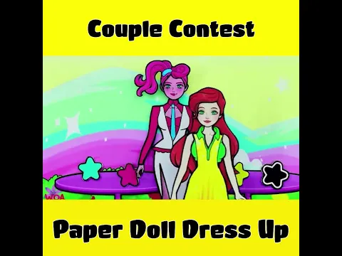 Paper Dolls Dress Up Couple Contest #Shorts