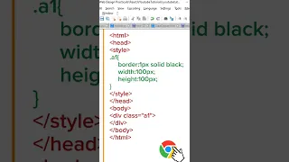 how to create border using css in html
