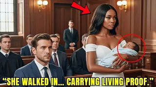 Billionaire Walks Into Court For Divorce But He Freezes When Seeing The Baby She Holds 