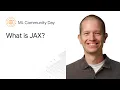 Intro to JAX Accelerating Machine Learning research