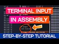 How to Read from the Terminal Assembly Beginner Tutorial x86-64 Programming Assembly Course