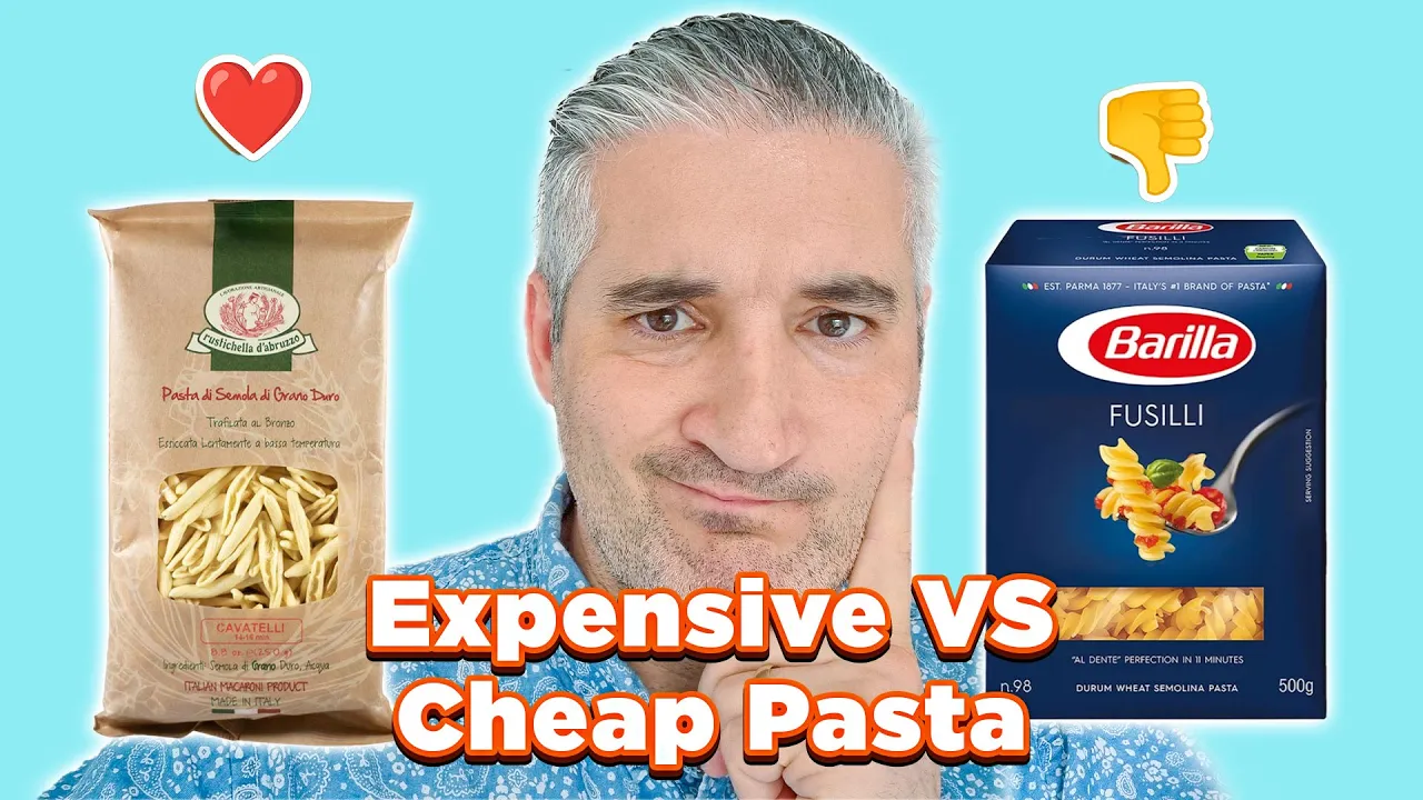 Is Expensive PASTA Better Then Cheap Pasta?