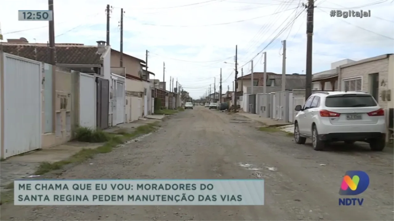 Moradores do Santa Regina pedem manutenção e pavimentação das vias