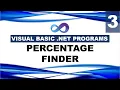 VB net - Percentage Finder