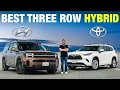 Hyundai Santa Fe vs Toyota Highlander 3-Row Hybrid SUV Battle