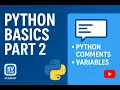 Python Basics Part 2 Comments Variables Output Keywords Explained for Beginners