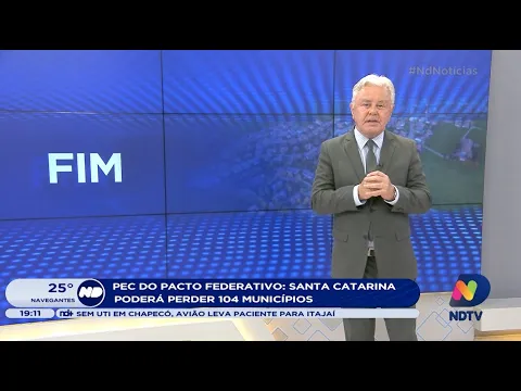 "104 municípios catarinenses desapareceriam", Paulo Alceu sobre PEC do Pacto Federativo