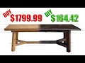 Build an 1800 Pottery Barn Table with Lowe s Lumber