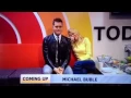 Michael buble making out with his wife on live tv