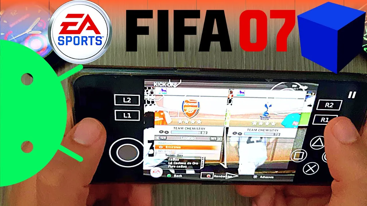 FIFA 07 Mobile 2022 on Android - FIFA 07 PS2 Emulator - Aether SX2