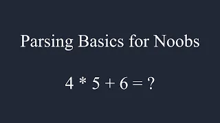 Parsing is much simpler than you think