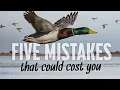 Know the Law Five Common Waterfowl Hunting Violations in Virginia
