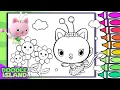 Gabby s Dollhouse Coloring Pages - How to Color Kitty Fairy for Kids