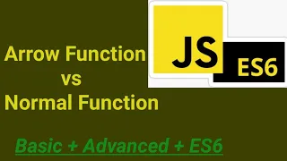 Arrow Function vs Normal Function JavaScript Hindi