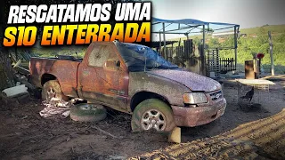 RESGATAMOS uma S10 ABANDONADA que estava ENTERRADA em uma chácara - EP1 S10 HIPERVAREJO