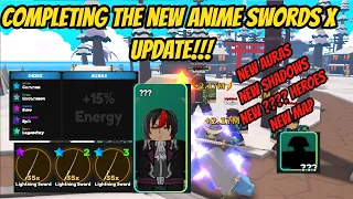 Download I completed the new Anime Swords X update !! - New map, auras, shadows and  heroes to summon !!! MP3