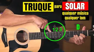 Esse é TRUQUE PARA SOLAR em QUALQUER MÚSICA e em QUALQUER TOM  - Prof. Sidimar Antunes🎸
