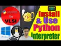 Complete Guide Installing Python Interpreter and Using Geany IDE on Ubuntu 20 04 x LTS Windows 10