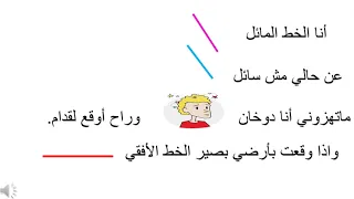 الخط المائل 