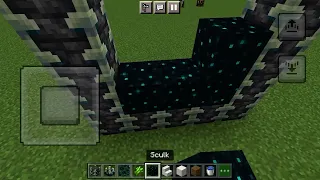 صناعه شكل بوابه الواردن في ماين كرافت 