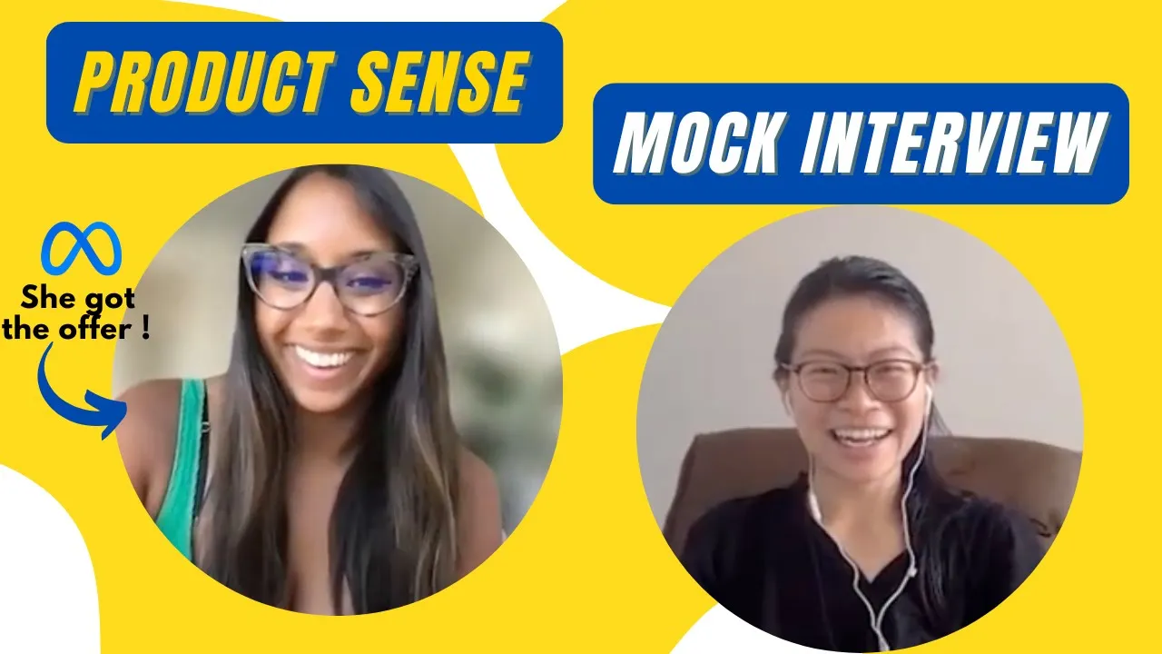 Meta Product Sense Mock Interview - YouTube thumbnail