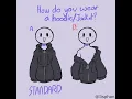 Download Lagu How do you wear a hoodie or jacket? #shorts #femboy #comicdub