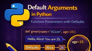 Default Arguments in Python Function Parameters with Defaults