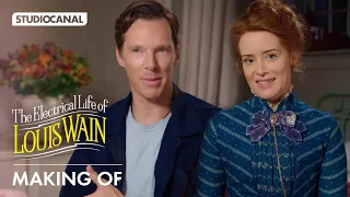 the making of the electrical life of louis wain starring benedict cumberbatch claire foy and more