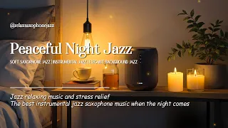 Elegant Jazz Background Music Peaceful Night Piano Jazz Soft Saxophone Jazz Music For Deep Focus 