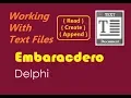 033-Read Write Text Files in Delphi Arabic