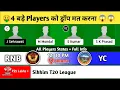 Download Lagu RNB Vs YC Dream11 Prediction | rnb vs yc dream11 | Sikkim T20 League | rnb vs yc dream11 today team