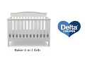 Delta Children s Baker 4-in-1 Crib Vignette