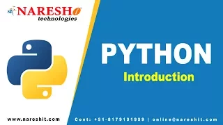Introduction to Python Python Tutorials For Beginners Mr Subba Raju