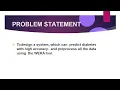 diabetes prediction using machine learning algorithm