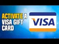 How to Activate A Visa Gift Card EASY