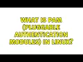 What is PAM Pluggable Authentication Modules in Linux 3 Solutions