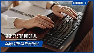 Class 11 CS Practical - Larger Smaller Number Program Python Explained Step-by-Step