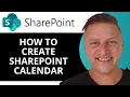 How to Create a SharePoint Calendar SharePoint Tutorial 2026