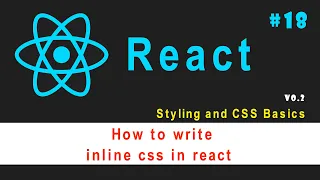 How to write inline css in react inline styling in react inline css react
