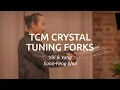 TCM Crystal Tuning Fork Yin Yang Set Sono-Feng Shui TCMCTFSET - Meinl Sonic Energy