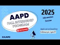 AAPD Fall Internship Program 2025 Information Session