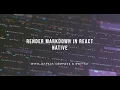 Render markdown in react native with jetpack compose swiftui