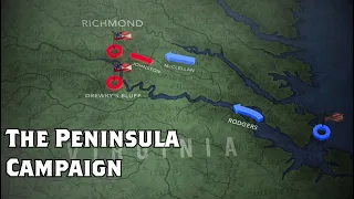 The Peninsula Campaign Animated Battle Map