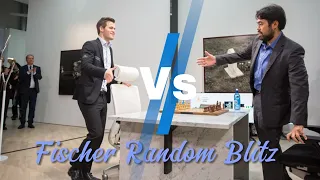 Magnus vs Hikaru in Fischer random blitz